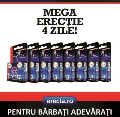 Pastile Intarzierea Ejacularii ERECTA 8 Bucati## foto