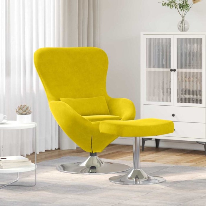 vidaXL Fotolii, scaune reclinabile și scaune de dormit 2 pcs Galben