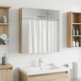 vidaXL Dulap cu oglindă pentru baie Stejar Sonoma 60 x 14,5 x 70 cm 889057