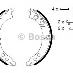 Set saboti frana, frana de mana FIAT DUCATO platou / sasiu (230) (1994 - 2002) BOSCH 0 986 487 712