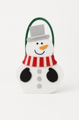Prosop de bucatarie cu gentuta Snowman foto