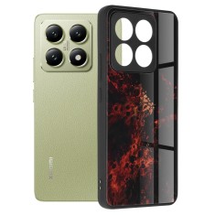 Husa Xiaomi 14T Techsuit Glaze, Red Nebula foto