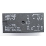 12VDC 2A-125VAC RELAIS, 2 WECHSLER G5V-2-12 VDC OMRON