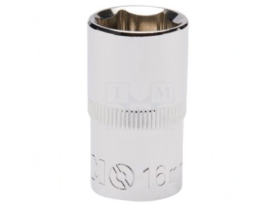 Tubulară HEX 16mm 1/2 oțel crom-vanadium foto