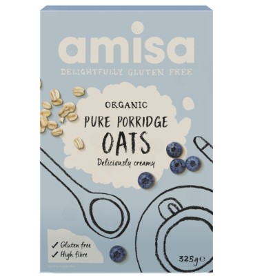 Porridge din Ovaz Fara Gluten Bio Amisa 325gr foto