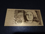 Bancnota 50 Mark Replică Gold, iShoot