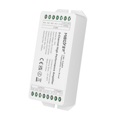 Amplificator de semnal Mi-Light PA5 MiBoxer pentru iluminare LED de inalta performanta cu 5 canale Group Control foto