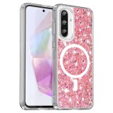 Husa Samsung Galaxy A36 A56 5G Techsuit Sparkly Glitter magsafe roz