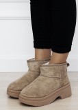 Ghete khaki imblanite cu talpa groasa LT33-49 113