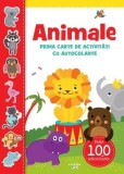 Animale. Prima carte de activități cu autocolante - ***