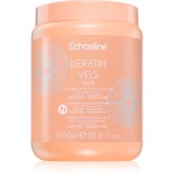 Echosline Keratin veg Mask Mască intens nutritivă pentru păr uscat și poros cu aminoacizi 1000 ml