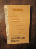 Publicistica lui Eminescu (1870-1877) - D. Vatamaniuc