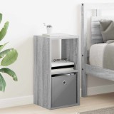 vidaXL Noptieră cu sertar Gri Sonoma 30,5 x 27 x 59,5 cm Lemn compozit 8000622