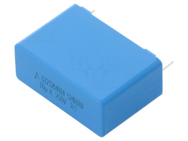 Condensator Poliester 10uF 160VAC 250VDC THT