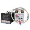 Controler Temperatura Digital REX C100, 0-400&deg;C, Releu SSR 40A, Termocuplu K, Termostat 220V, Regulator Temperatura