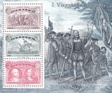 Italia 1992 - 500 de ani descoperirea Americii, bloc neuzat 3