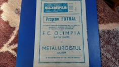 program Olimpia SM - Metal. Cugir