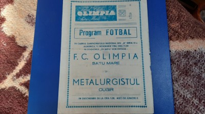 program Olimpia SM - Metal. Cugir foto