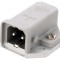 Conector dreptunghiular ST soclu tată 2 pini IP54