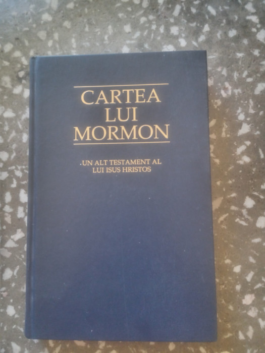 Cartea lui Mormon-un alt testament al lui Isus Hristos