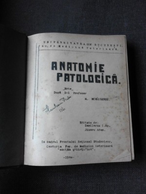 Anatomie patologica, curs - M. Mihailescu foto