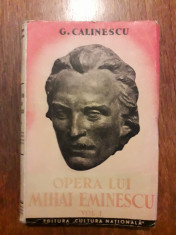 Opera lui Mihai Eminescu vol. I - G. Calinescu / R4P5F foto