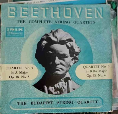 Disc vinil, LP. Quartet No. 5 In A Major Op. 18. No. 5. Quartet No. 6 In B Flat Major Op. 18. No. 6-Beethov-252003 foto