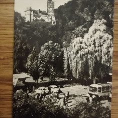 Carte postală Castelul Bran, 1970, circulata Bucuresti, fam Dobre Dima, timbru