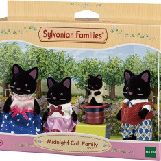 Figurine Sylvanian Families-Familia Pisicutelor Negre