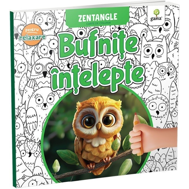 Bufnite Intelepte. Carte De Colorat