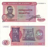 ZAIR 50 makuta 1979 UNC!!!
