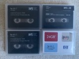 Lot 4 Casete DAT -3 x HEWLETT-PACKARD 24 GB si 1 x 3M &ndash; &Icirc;nregistrate o singură dată &ndash; 9