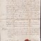 A3065N Contract de &icirc;mprumut bani, 1840, T&acirc;rgu Lăpuș, Maramureș, cu sigiliu &icirc;n ceară roșie, act &icirc;n limba maghiară