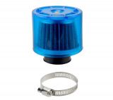 Filtru aer sport, diametru 38mm, argintiu