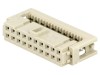 Mufă IDC Mamă 20-Pin pentru Cablu-Bandă 1,27mm