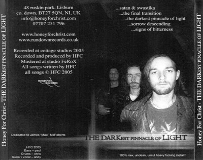 CD Honey For Christ &amp;lrm;&amp;ndash; The Darkest Pinnacle Of Light, original, rock foto