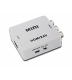 Convertor HDMI la AV (RCA)-Culoare Alb, Oem