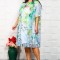 Rochie de voal Floris Ciel - 52Marimea