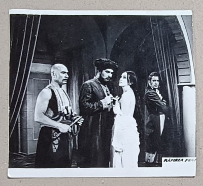 GEORGE CONSTANTIN , COLEA RAUTU si MIHAI PALADESCU , IN FILMUL &amp;#039; RAPIREA FECIOARELOR &amp;#039; , FOTOGRAFIE DE PRESA , 1968 foto