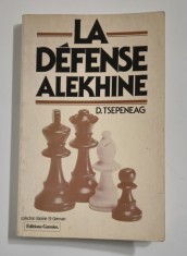 Carte sah Dumitru Tepeneag Apararea Alehin Carte in limba franceza