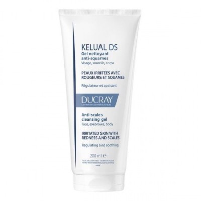 Gel de curățare Ducray Kelual DS pentru ten sensibil 200 ml foto
