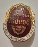Insigna - Indepa - Fabrica de panglici 50 ani