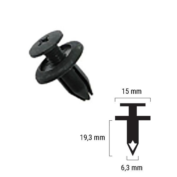 MBS Nit plastic, Suzuki 09409073055PK, RMS, 1 bucata, Cod Produs: 121832016RM