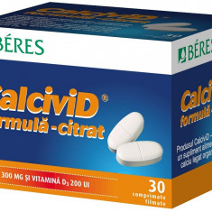 Calcivid formula citrat, 30 comprimate, Beres