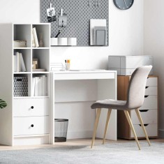 birou de scris Alb MDF 80 x 40 x 76 cm Simplu Birou compact