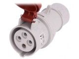 Conector Alimentare AC Trifazat 16A 400V IP44 Mufă Mamă