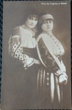 Fotografie tip Carte Postala, Port de Tulghes si Banat, 1920