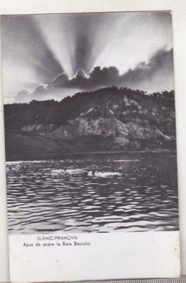 bnk cp Slanic Prahova - Apus de soare in Baia Baciului - uzata foto