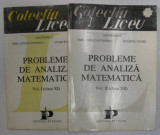 PROBLEME DE ANALIZA MATEMATICA CLS. XI - XII , VOL. I - II de ION PETRICA ...DUMITRU PETRE , 1993