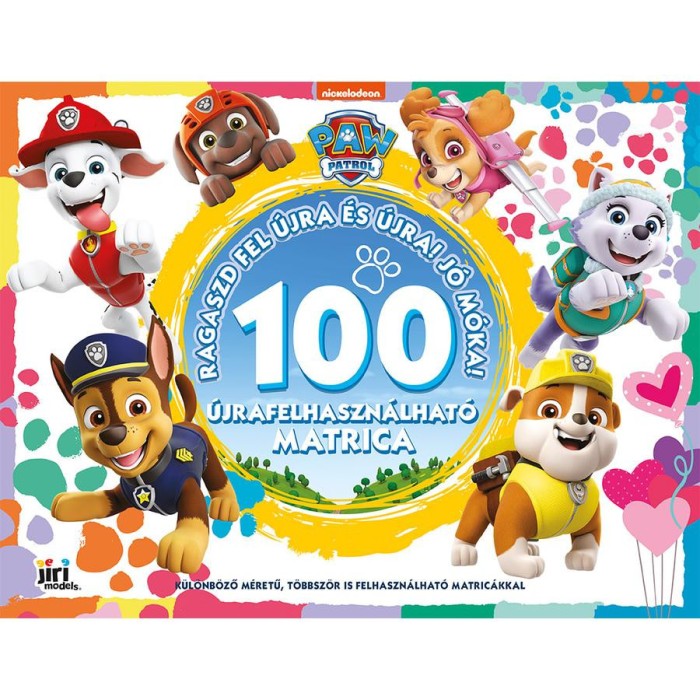 Ragaszd fel &uacute;jra &eacute;s &uacute;jra! - Mancs őrj&aacute;rat - 100 &uacute;jrafelhaszn&aacute;lhat&oacute; matrica